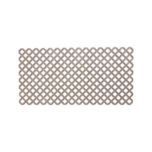 Deckorators Lattice Panel 4'X8' Gray 275439